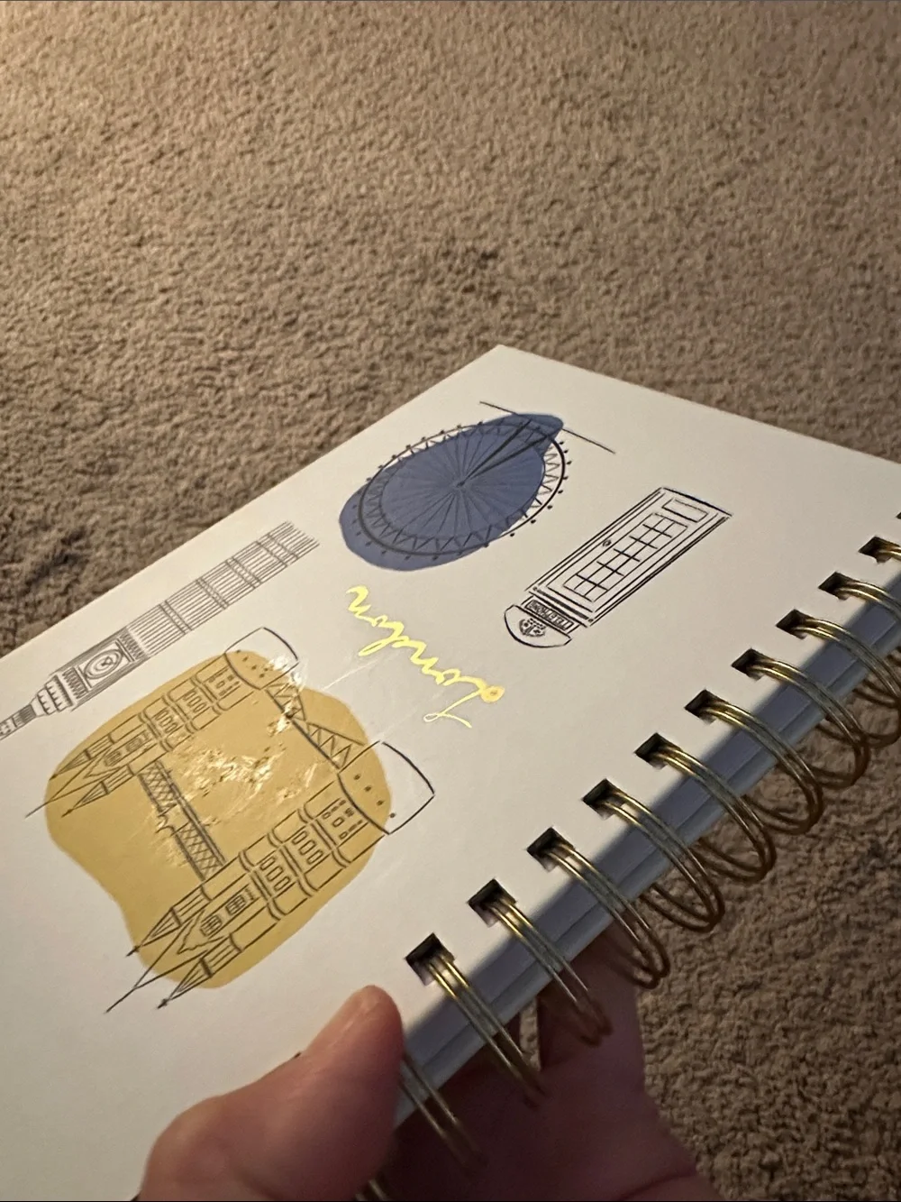 LONDON Spiral Notebook